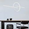 LED Hängeleuchte, Fernbedienung, dimmbar, weiß, L 124 cm Bild 2