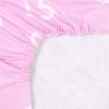 Amilian Spannbettlaken Spannbetttuch für Babybett Kinderbett Baby 100% Baumwolle 120x60 cm, Gummizug: an den Ecken, in vielen Mustern erhältlich Bild 4