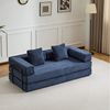 Leawin Loungesofa Faltbares Schlafsofa, bequemes Cord Bodensofa für kleine Räume, 4-in-1 Klappsofa für Wohnzimmer, Schlafzimmer, Büro oder Gäste Bild 3