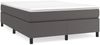 vidaXL Boxspringbettgestell Grau 140x190 cm Kunstleder 3121045 Bild 2