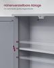 Vasagle Spiegelschrank 2 Spiegeltüren und Ablage, verstellbare Regalebene Bild 3