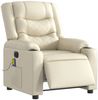 vidaXL Massagesessel Elektrisch Creme Kunstleder 3206548 Bild 3