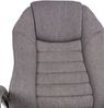 Chefsessel >Dirk< Federkern, dunkelgrau, Webstoff - 66x116x66cm (BxHxT) Bild 5