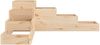 vidaXL Garten-Pflanzgefäß 4-stufig 106x104,5x36 cm Massivholz Kiefer 825324 Bild 5