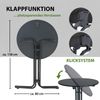 2x Stehtisch klappbar Ø 70 cm Höhe 110 cm Stahl Gastrotisch Partytisch Bistrotisch in Anthrazit Bild 4