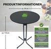 2x Stehtisch klappbar Ø 70 cm Höhe 110 cm Stahl Gastrotisch Partytisch Bistrotisch in Anthrazit Bild 2