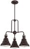 Kronleuchter, Bronze, D 61 cm Bild 2