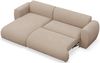 Selsey 'Emia' Ecksofa mit pflegeleichtem Chenillebezug und Schlaffunktion, Beige, links Bild 4