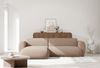 Selsey 'Emia' Ecksofa mit pflegeleichtem Chenillebezug und Schlaffunktion, Beige, links Bild 2