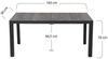 Siena Garden Silva Dining Tisch 160x90 cm ? Aluminium (matt anthrazit) & Keramikplatte (wood grey) Bild 5