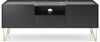 AX LIVING TV Lowboard Schwarz Acalia 144 cm Modern in Schwarz Bild 4