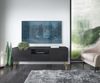 AX LIVING TV Lowboard Schwarz Acalia 144 cm Modern in Schwarz Bild 2