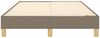 vidaXL Polsterbett, Stoff, 25,0 cm, Taupe, 120x200 cm, Natur Bild 5