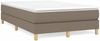 vidaXL Polsterbett, Stoff, 25,0 cm, Taupe, 120x200 cm, Natur Bild 2