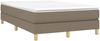 vidaXL Polsterbett, Stoff, 25,0 cm, Taupe, 120x200 cm, Natur Bild 3