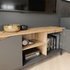 Lowboard Marelle Anthrazit/Artisan 150 x 60 cm mit 2 Türen Vicco Bild 4