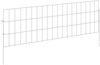 vidaXL Gartenzaun mit Pfählen 12 pcs 95 x 30 cm Mesh Verzinkter Stahl 42042961 Bild 2
