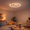 LED Deckenlampe weiß, 3 Stufen Dimmer, D 40 cm Bild 2