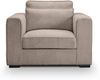 Sessel 1 Sitzer B/H/T: 120 x 92 x 112 cm in beige-braun Bild 2