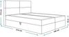 AX LIVING Boxspringbett Bonio III 140cm höchsten Schlafkomfort Grün Bild 4