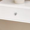 SoBuy FRG43-W Wandregal mit schublade, MDF, Lackiert, Weiß, 64 x 10 x 15 cm Bild 4
