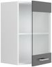 Hängeschrank R-Line Anthrazit Hochglanz 40 cm mit Glastür Vicco Bild 5