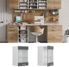 Hängeschrank R-Line Anthrazit Hochglanz 40 cm mit Glastür Vicco Bild 2