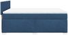 vidaXL Boxspringbett mit Matratze Blau 140x200 cm Stoff 3285910 Bild 5