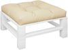 vidaXL Palettenkissen Beige 80x80x12 cm Stoff 360494 Bild 3
