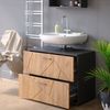 Vicco 'Irma' Waschbeckenunterschrank, Holz, Natur / Anthrazit, 59 x 41 x 80 cm Bild 5