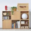 ABC 2-teiliges Aufbewahrungsbox-Set, grau, Baumwolle / Textil, 26 x 20 x 17 cm Bild 2