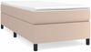 vidaXL Boxspringbett mit Matratze Cappuccino-Braun 90x190cm Kunstleder 3144583 Bild 2