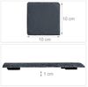 Relaxdays 16er Set Schiefer Untersetzer 10x10 cm Bild 5