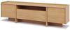 Beautysofa TV-Schrank JUNI 197 cm Japandi TV-Board mit 3 Türen (Push-to-Open, Offenes Fach, Sideboard Modern für Wohnzimmer) Eiche Cremona & Baltic Storm Bild 2