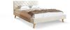 FDM Polsterbett Kalifornia Bettrahmen 120x200, 140x200, 160x200, 180x200cm (MADE IN EU - mit hochwertigem Velours Bezug, Bettrahmen, Bett, Optional mit Matratze bestellbar, mit großen gepolsterten Kopfteil aus hochwertigem Veloursstoff), Holzrahmen mit... Bild 3