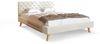 FDM Polsterbett Kalifornia Bettrahmen 120x200, 140x200, 160x200, 180x200cm (MADE IN EU - mit hochwertigem Velours Bezug, Bettrahmen, Bett, Optional mit Matratze bestellbar, mit großen gepolsterten Kopfteil aus hochwertigem Veloursstoff), Holzrahmen mit... Bild 4