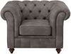 Home affaire Sessel Chesterfield B/T/H: 105/69/74 cm, mit hochwertiger Knopfheftung, auch in Leder Bild 3