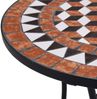vidaXL Bistrotisch Mosaik Keramik Braun 60 cm 46713 Bild 4