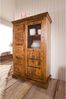 Vitrine Akazie 95x45x147 honig lackiert OXFORD #0417 Bild 2