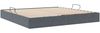 vidaXL Ottoman Bettgestell mit Speicher Dunkelgrau 200 x 200 cm Samt 3442905 Bild 5