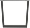 vidaXL Esstisch Beine V-Form 3 Stück Anthrazit 80x(72-73,3) cm Stahl 4012666 Bild 5