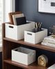 Aufbewahrungsbox 3er Set LARSA Kunstleder Beige Bild 3
