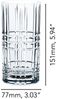 NACHTMANN 101049 SQUARE Longdrinkglas 4er Set Bild 2