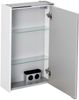 Fackelmann DENVER LED Spiegelschrank 42 cm breit, Weiß Bild 2