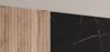 TV-Lowboard Set Starlet in schwarz, Vicking Eiche und Marmor schwarz 160 cm Bild 4