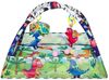 Kikkaboo Spielbogen, Krabbeldecke 2 in 1, Greiflinge, 18 Spielbälle, Bällebad blau Bild 2