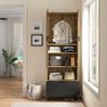 Flurschrank-Kombination 180x65x38 cm mit Sitzbank und Schuhschrank Bild 3