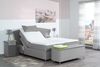 Meisterbetten Boxspringbett Huss 120x200 in VS-Silbergrau, Matratzenbezug Nano, Ergoflex-Topper Bild 3