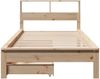 vidaXL Massivholzbett mit Regal ohne Matratze 90x190 cm Kiefer 3309830 Bild 4