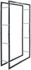 vidaXL Brennholzregal Schwarz 80×25×150 cm Stahl 286289 Bild 2